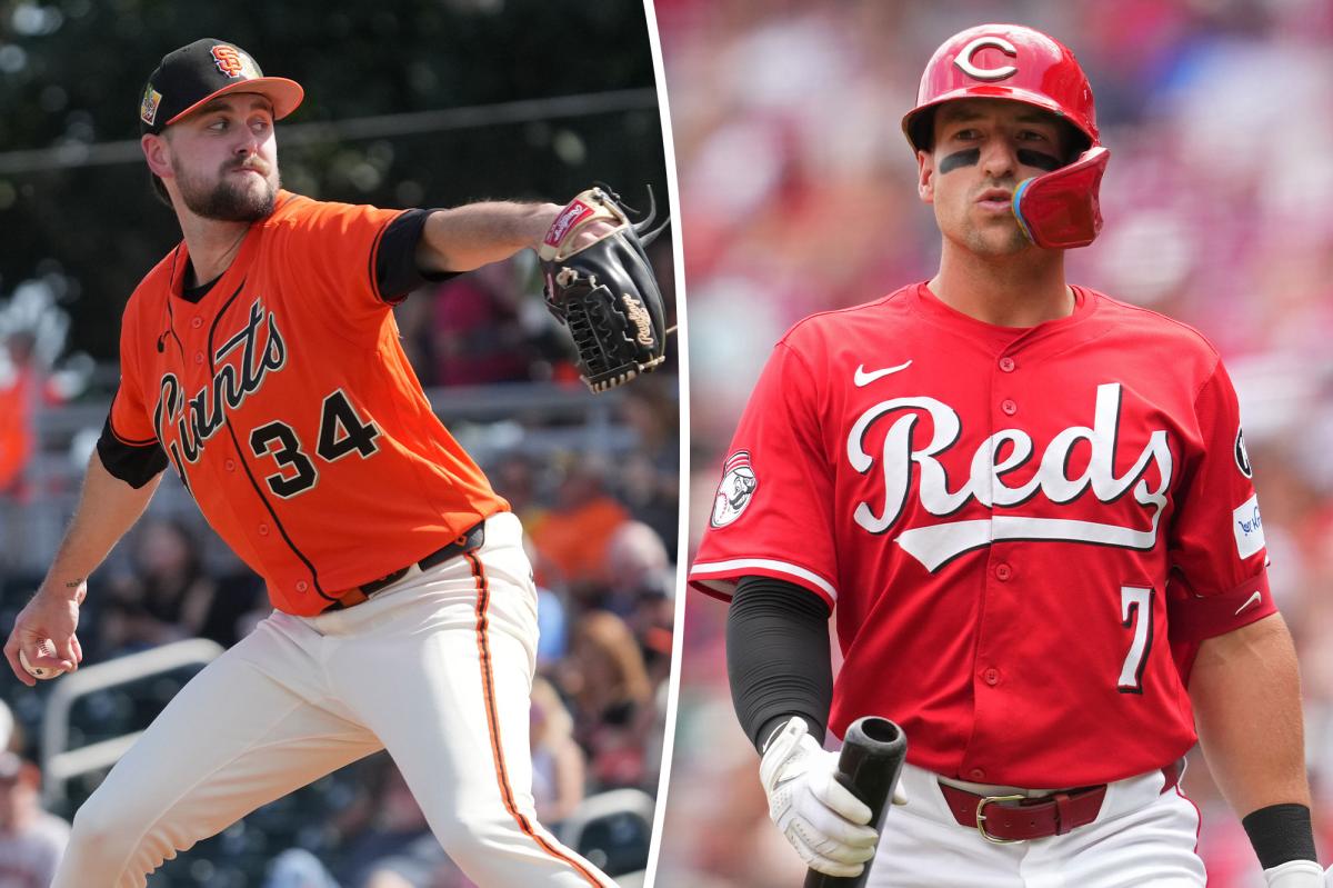 Giants plunk Reds hitter Spencer Steer after profanity-laced rant