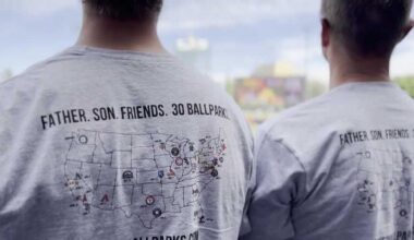 Father, son make cross-country trek to visit every MLB ballpark for cancer awareness