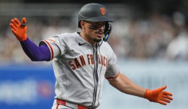 Adames launches leadoff homer and finishes with 4 hits as Giants back Webb in 9-3 win over Padres