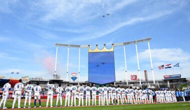 New Kansas Citian visits Royals’ Kauffman Stadium for opener