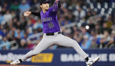 Max Scherzer pitches six innings to win first start of season as Blue Jays beat Rockies 5-1
