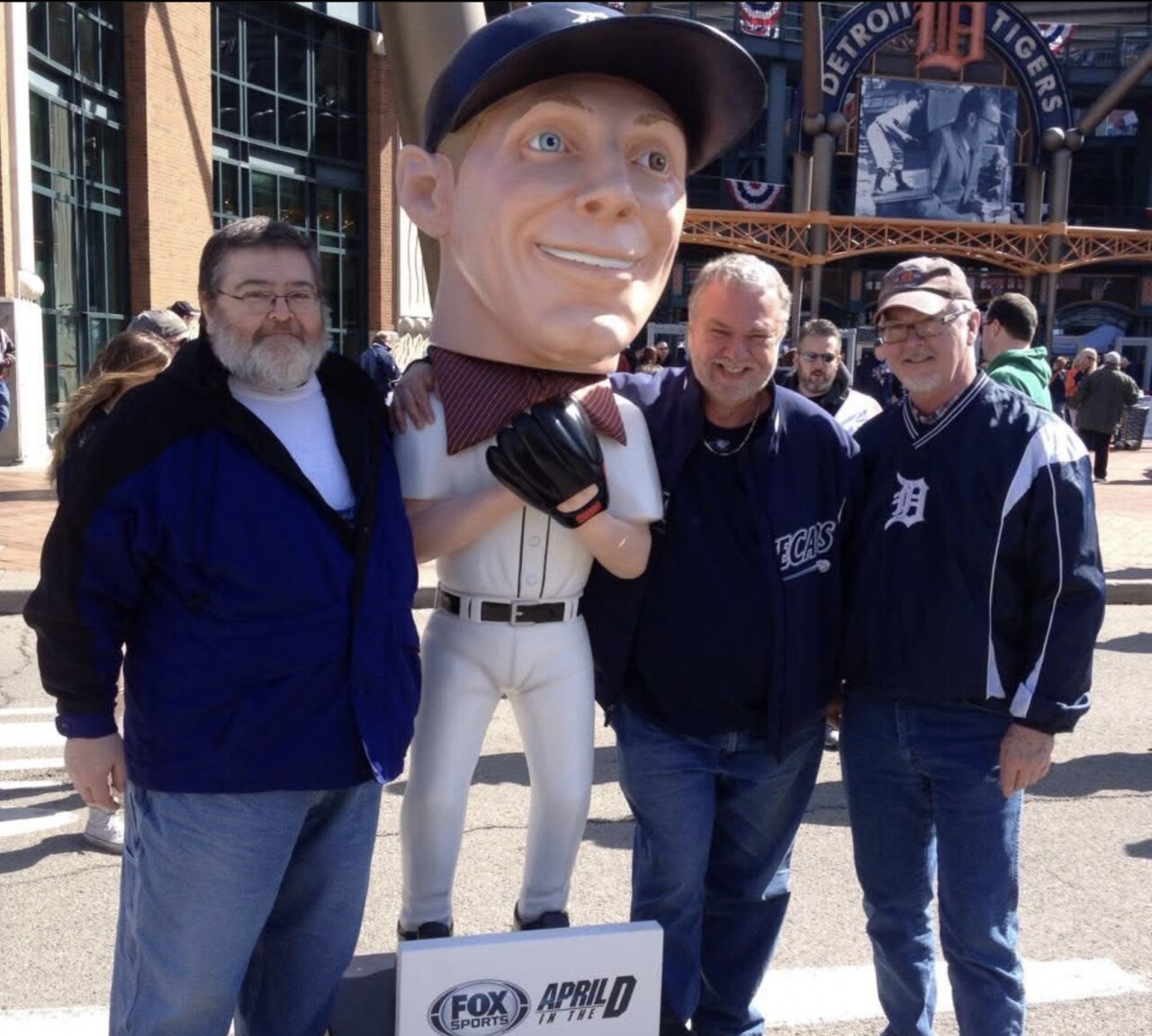 Dennis Baxter at Tigers Game