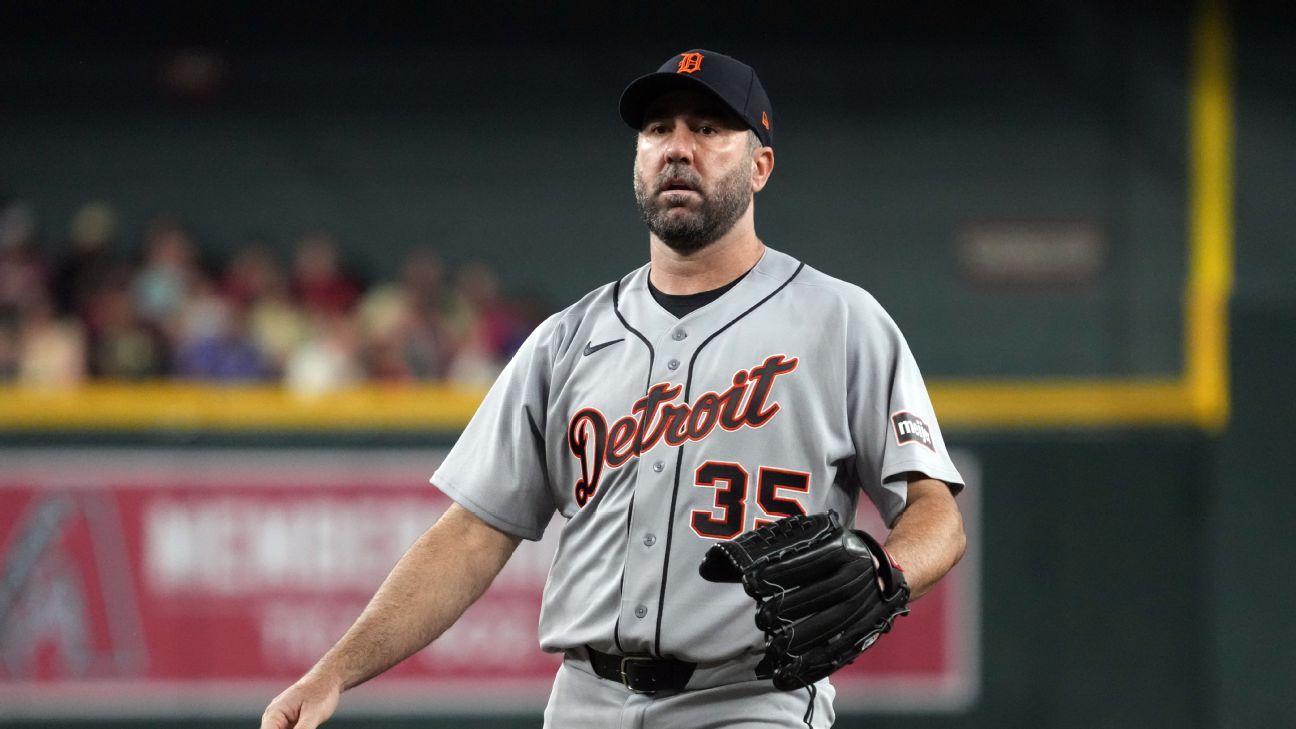 Tigers place Justin Verlander on 15-day IL with hip injury