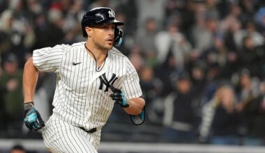 MLB news: Yankees' Giancarlo Stanton steals first base since 2020
