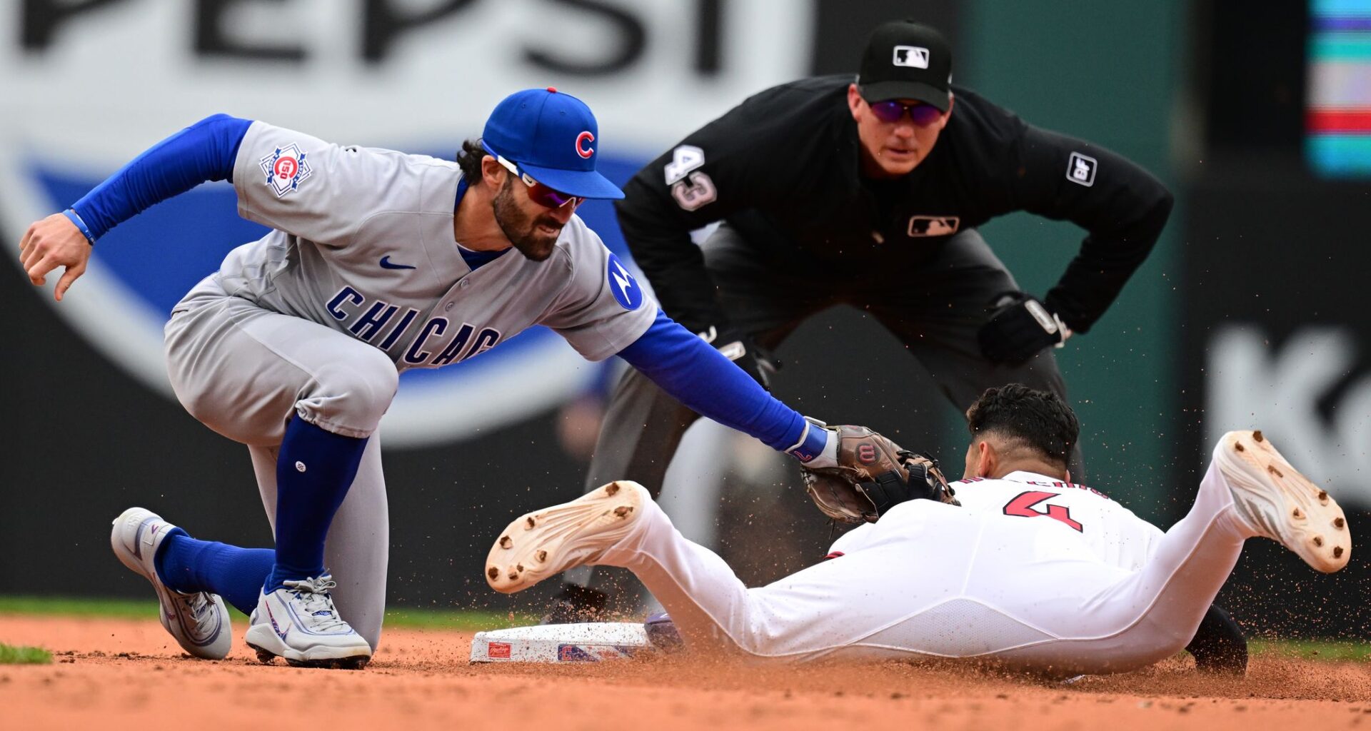 Amaya hits RBI single, Cubs pitchers combine for 1-hitter in 1-0 win over Guardians in DH opener