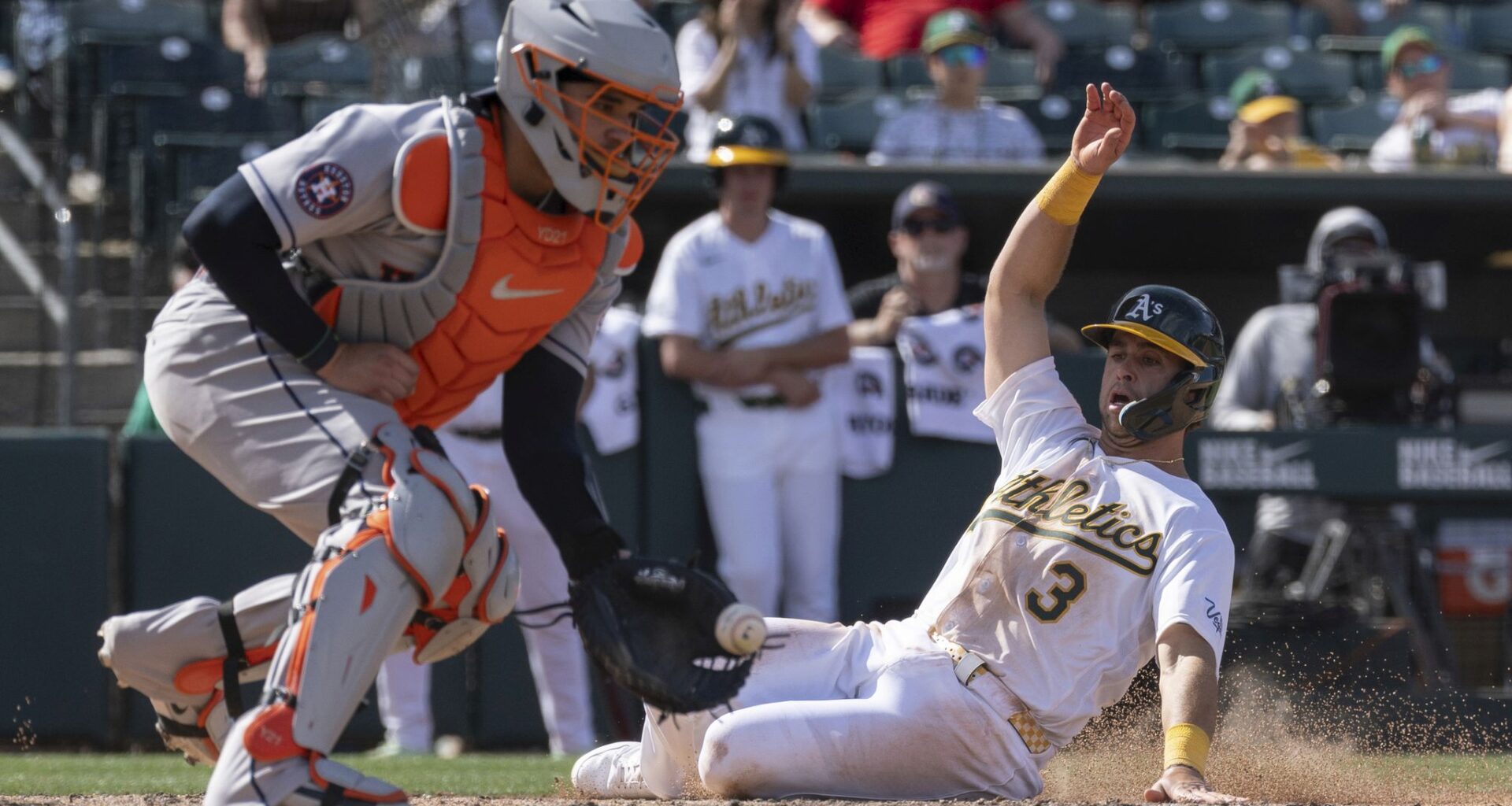 Brent Rooker caps huge game with walk-off homer in 10th to give A's a 12-10 win over Astros