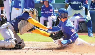 Sanchez homers to help Brewers take series at Royals