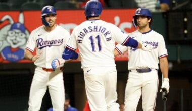 Kyle Higashioka’s homer helps Rangers extend Mariners’ skid