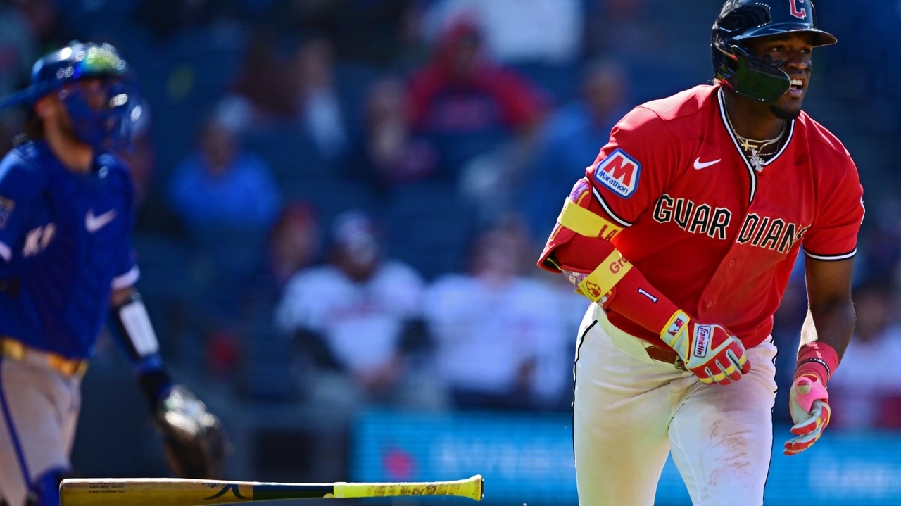 Angel Martinez hits a grand slam as part of a career-best game and Guardians rout Royals 10-2