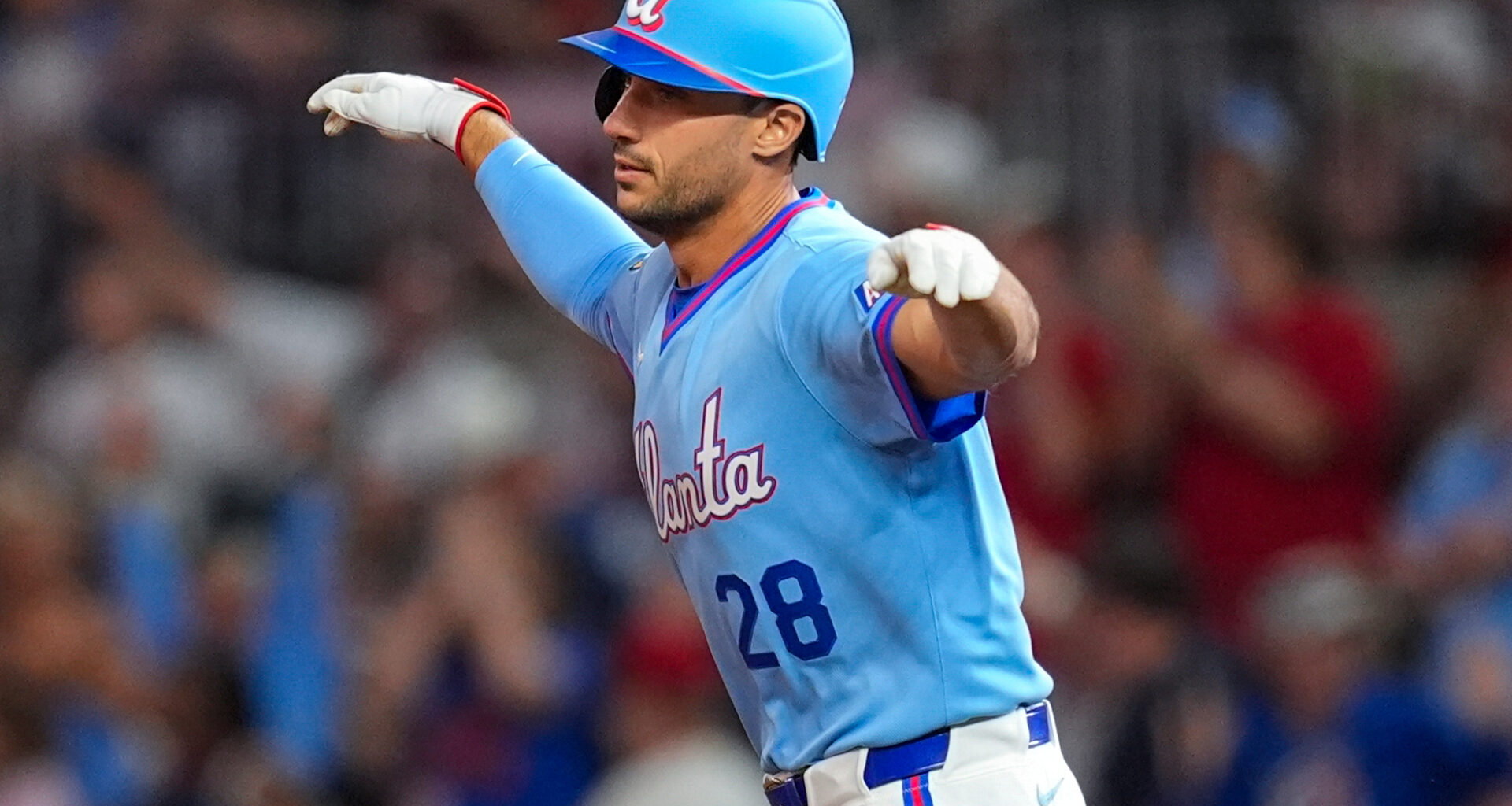 Olson hits long go-ahead homer off Cecconi in 6-run 6th inning as Braves overwhelm Guardians 11-5