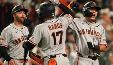 Giants trio stacks seven extra-base hits to oust O’s