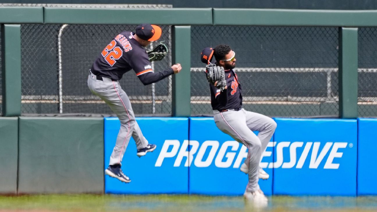 Tigers OF Parker Meadows to IL with broken arm, concussion