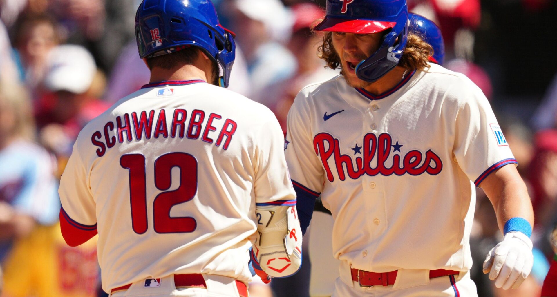 Schwarber, Harper homer to lead Phillies over Diamondbacks 4-3 to stop 3-game skid