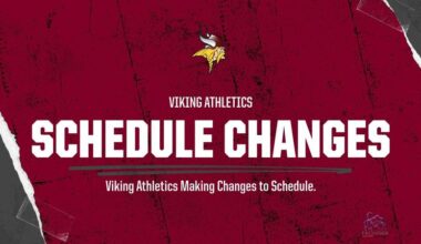 More changes to Viking softball and baseball schedules