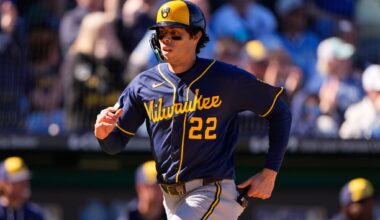 Brewers' Christian Yelich likely to miss at least a month with adductor strain