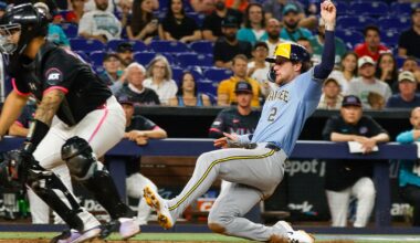 Brewers beat Marlins in extras, Mitchell's double the difference