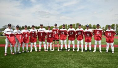 Crimson Hawks respond with doubleheader sweep