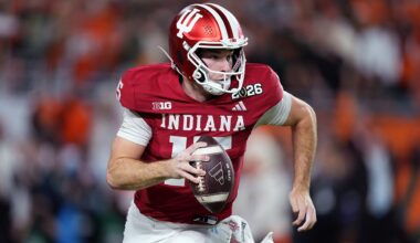Fernando Mendoza's first pitch at Marlins game draws harsh reviews