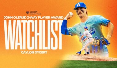 Dygert Earns National Recognition as Semifinalist for John Olerud Two-Way Player of the Year Award
