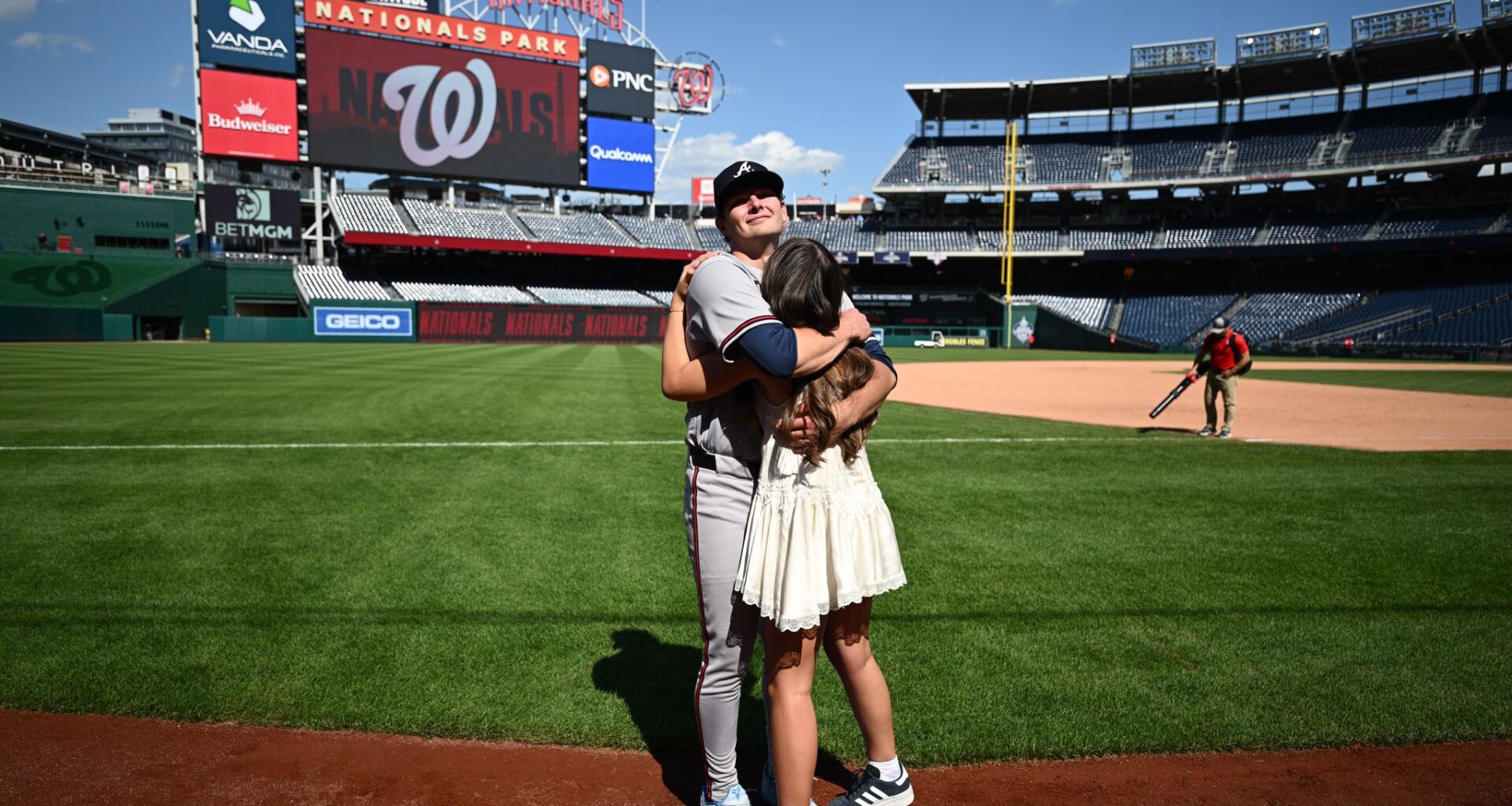 Braves' JR Ritchie rebounds from 1st pitch home run to win major league debut
