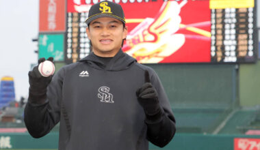 Hsu Jo-Hsi poses with a smile after her first win in Japan (Photo by Kento Yamazaki)