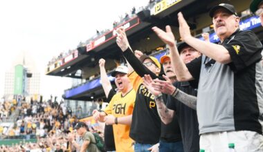 Traffic cones, sellout crowd highlight 'electricity' of Pirates' home-opening win