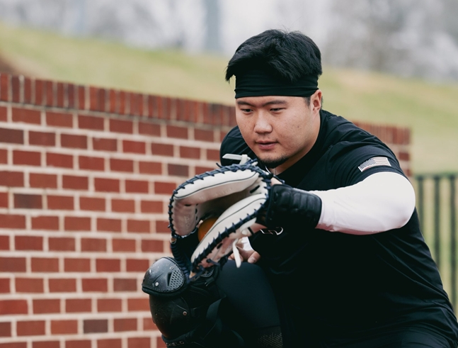 Seo-joon Oh during training. /Photo=High Point University Official SNS