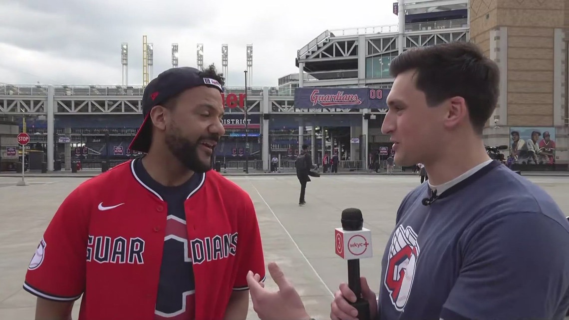 Who is performing the National Anthem at the 2026 Cleveland Guardians home opener at Progressive Field?