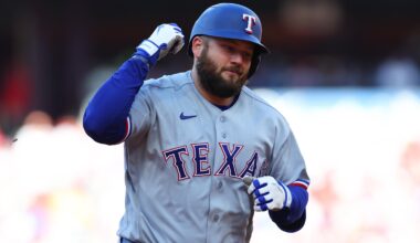 Rangers' Jake Burger Wears Red Contact Lenses to Help with Darkness in Trending MLB Video
