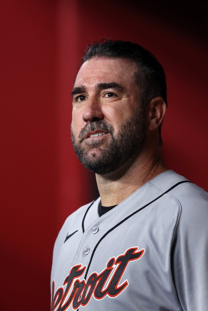 Justin Verlander took the loss in is first start.