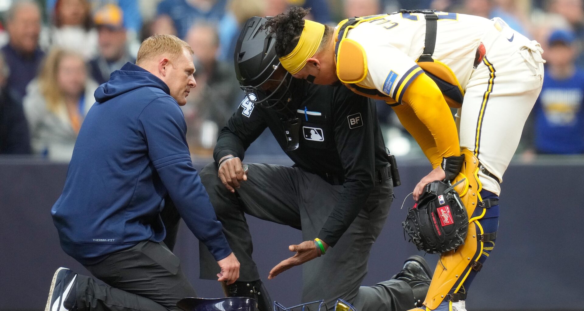 MLB Umpire C.B. Bucknor Injured, Leaves Field During Rays vs. Brewers
