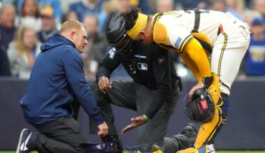 MLB Umpire C.B. Bucknor Injured, Leaves Field During Rays vs. Brewers