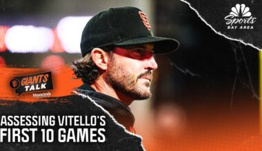 Giants Talk: Assessing Tony Vitello's first 10 games as new MLB manager