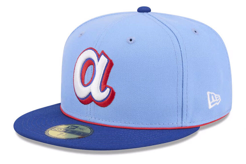 An Atlanta Braves hat.
