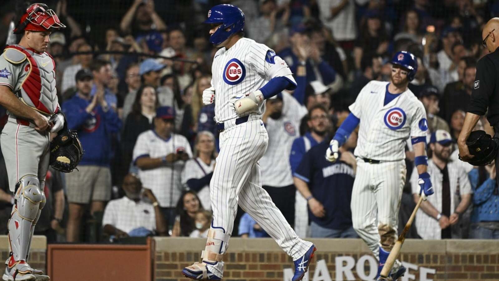 MLB roundup: Cubs score 7, win 7th straight as Phils' skid hits 7