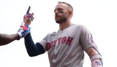 Red Sox shortstop Trevor Story was quite pleased with his three-run homer in the third inning Wednesday afternoon against the Twins.