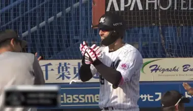 Chiba Lotte Marines player Soto © Pacific League TV