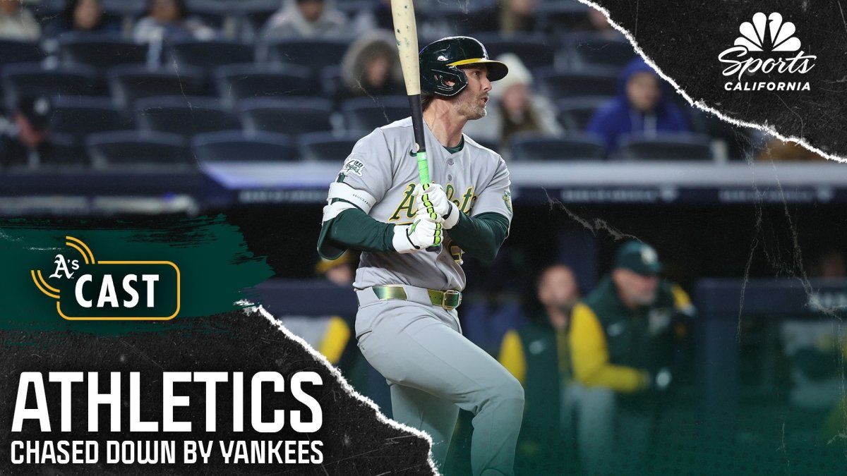 Athletics' bullpen coughs up lead in series-opening road loss to Yankees