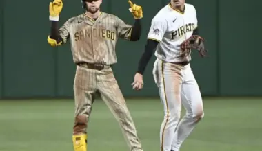 Pirates strand 10 runners as Padres win by shutout to snap 5-game winning streak