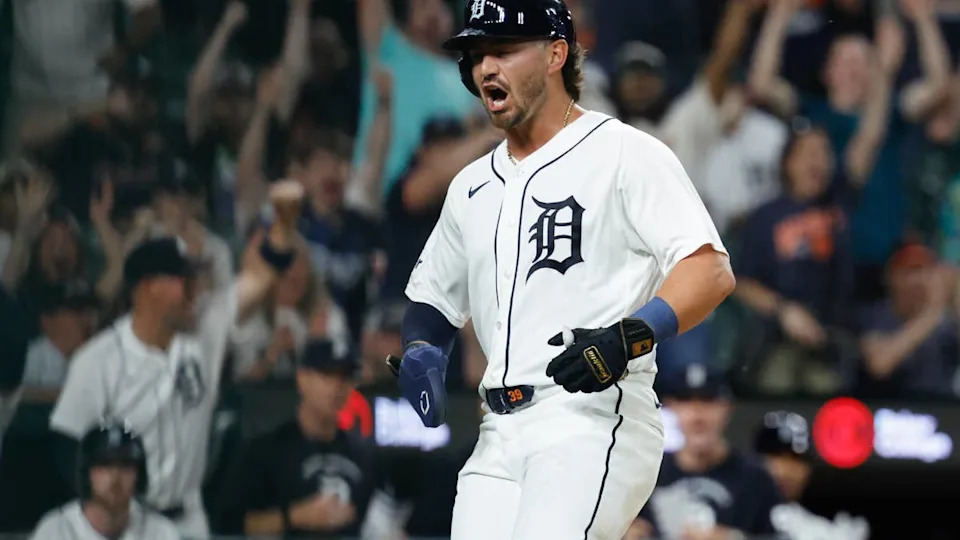Detroit Tigers infielder Zach McKinstry (39)© Rick Osentoski-Imagn Images