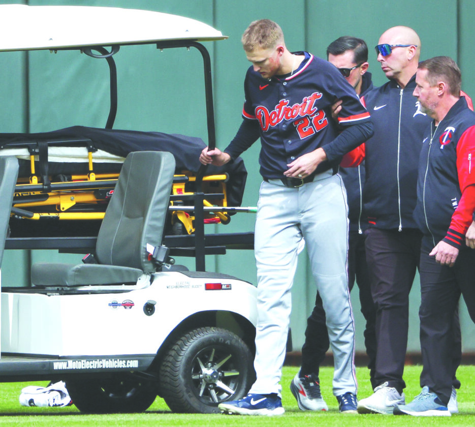 Tigers’ Meadows in hospital after head-to-head collision | News, Sports, Jobs
