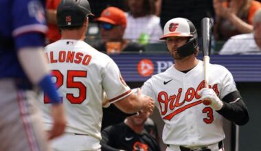 Orioles lean into offense, salvage final game of series vs. Rangers