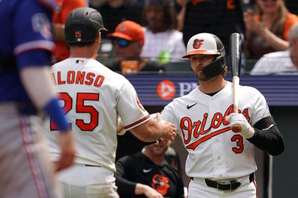 Orioles lean into offense, salvage final game of series vs. Rangers