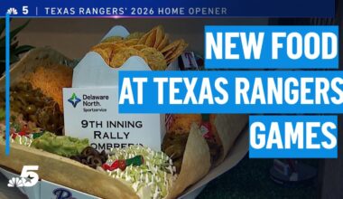 Texas Rangers video shows new food concession menus for 2026 – NBC 5 Dallas-Fort Worth