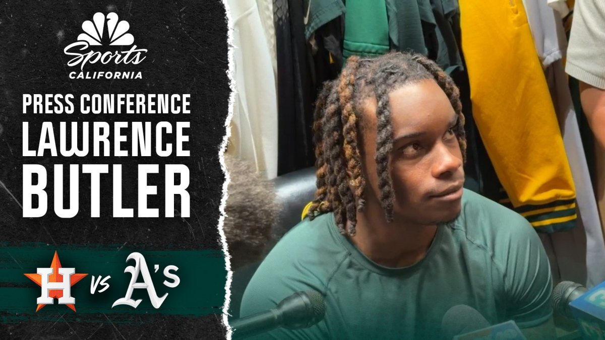 Athletics’ Lawrence Butler comfortable at Sutter Health Park – NBC Sports Bay Area & California