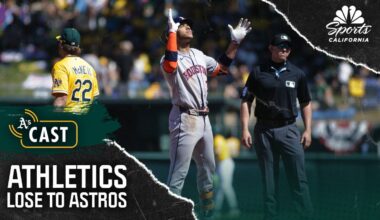 Luis Morales roughed up through three innings by Astros in loss – NBC Sports Bay Area & California