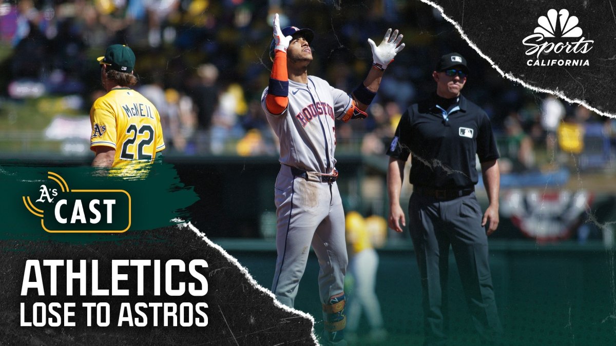 Luis Morales roughed up through three innings by Astros in loss – NBC Sports Bay Area & California
