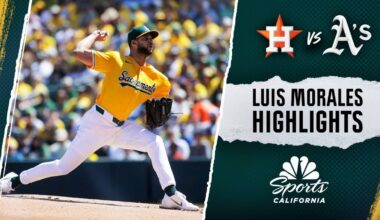 Luis Morales roughed up through three innings in loss to Astros – NBC Sports Bay Area & California