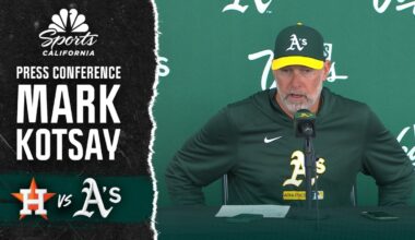 Mark Kotsay applauds how Athletics ‘showed up’ in win vs. Astros – NBC Sports Bay Area & California