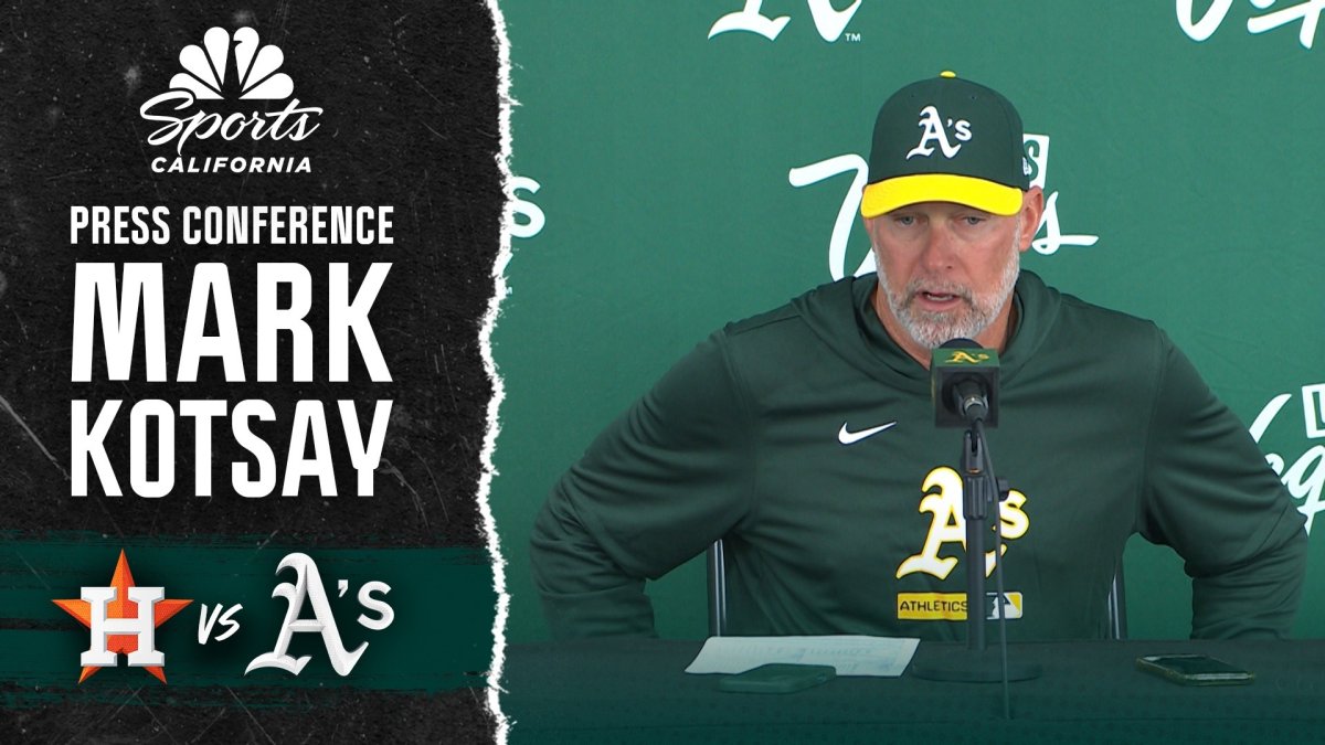 Mark Kotsay applauds how Athletics ‘showed up’ in win vs. Astros – NBC Sports Bay Area & California